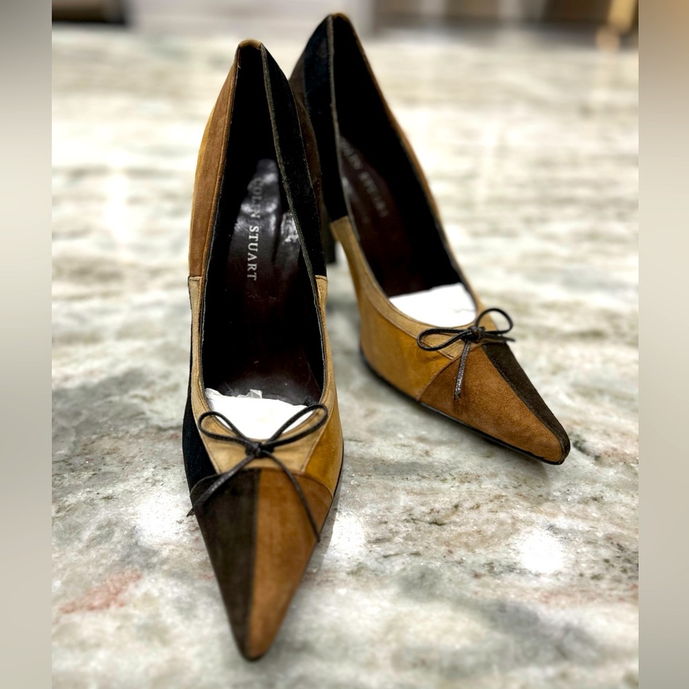 New Victoria - Secret Colin Stuart Suede Color Blocked Shoes